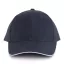 KP011 hat paneles Baseball sapka K-UP, Navy/White-U