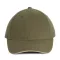 KP011 hat paneles Baseball sapka K-UP, Olive Green/Beige-U
