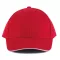 KP011 hat paneles Baseball sapka K-UP, Red/White-U