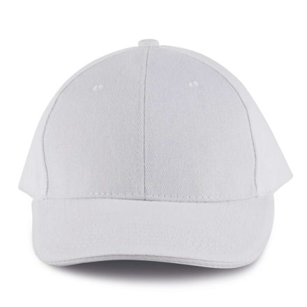 KP011 hat paneles Baseball sapka K-UP, White/White-U