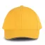 KP011 hat paneles Baseball sapka K-UP, Yellow/Slate Grey-U