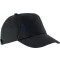 KP013 tépőzáras 7 paneles baseball sapka K-UP, Black-U