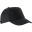 KP013 tépőzáras 7 paneles baseball sapka K-UP, Black-U