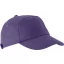 KP013 tépőzáras 7 paneles baseball sapka K-UP, Purple-U