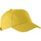KP013 tépőzáras 7 paneles baseball sapka K-UP, Yellow-U