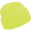 KP031 kötött duplafalu unisex sapka K-UP, Fluorescent Yellow-U