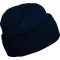 KP031 kötött duplafalu unisex sapka K-UP, Navy-U