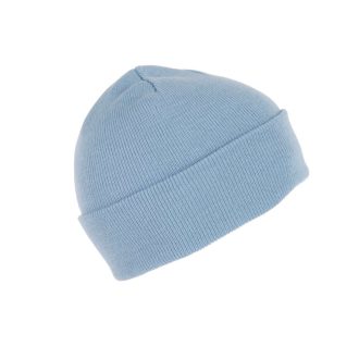 KP031 kötött duplafalu unisex sapka K-UP, Sky Blue-U