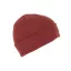 KP031 kötött duplafalu unisex sapka K-UP, Terracotta Red-U