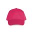 KP034 öt paneles műanyag csatos baseball sapka K-UP, Fuchsia-U