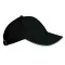 KP042 gyerek baseball sapka hat paneles fém csatos K-UP, Black/White-U