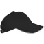 KP042 gyerek baseball sapka hat paneles fém csatos K-UP, Dark Grey/Light Grey-U