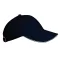 KP042 gyerek baseball sapka hat paneles fém csatos K-UP, Navy/White-U