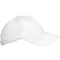 KP042 gyerek baseball sapka hat paneles fém csatos K-UP, White-U