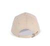 KP051 öt paneles pamut baseball sapka K-UP, Beige-U