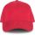 KP108 fém csatos 6 paneles baseball sapka,  K-UP, Red-U
