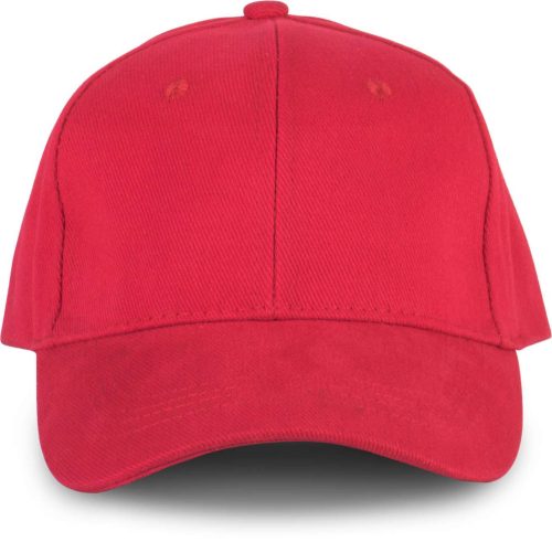 KP108 fém csatos 6 paneles baseball sapka,  K-UP, Red-U