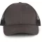 KP110 műanyag csatos 6 paneles hálós baseball sapka K-UP, Shale Grey/Black-U