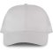 KP110 műanyag csatos 6 paneles hálós baseball sapka K-UP, White/White-U