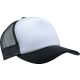 KP111 hálós baseball sapka 5 paneles K-UP, White/Black-U