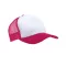 KP111 hálós baseball sapka 5 paneles K-UP, White/Fuchsia-U
