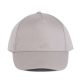 KP116 öt paneles pamut baseball sapka K-UP, Light Grey-U