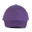 KP116 öt paneles pamut baseball sapka K-UP, Purple-U