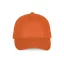 KP119 fém csatos pamut twill baseball sapka K-UP, Orange-U