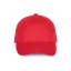 KP119 fém csatos pamut twill baseball sapka K-UP, Red-U