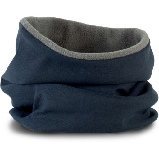 KP121 körsál nyakmelegítő polár béléssel K-UP, Navy/Slate Grey-U