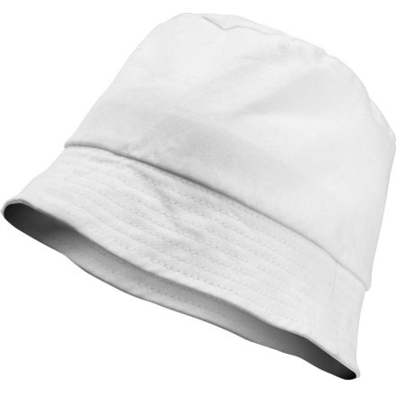 KP125 pamutvászon kalap K-UP, White/White-U