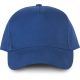 KP135 organikus 5 paneles pamut baseball sapka K-UP, Royal Blue-U