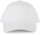 KP135 organikus 5 paneles pamut baseball sapka K-UP, White-U