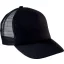 KP143 gyerek, hálós baseball sapka 5 paneles K-UP, Black-U