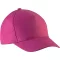 KP149 gyerek, 5 paneles pamut baseball sapka K-UP, Fuchsia-U