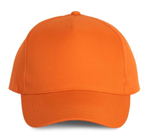 KP157 poliészter 5 paneles baseball sapka  K-UP, Orange-U
