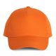 KP157 poliészter 5 paneles baseball sapka  K-UP, Orange-U