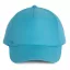 KP157 poliészter 5 paneles baseball sapka  K-UP, Surf Blue-U