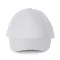 KP157 poliészter 5 paneles baseball sapka  K-UP, White-U
