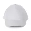 KP157 poliészter 5 paneles baseball sapka  K-UP, White-U