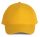 KP157 poliészter 5 paneles baseball sapka  K-UP, Yellow-U