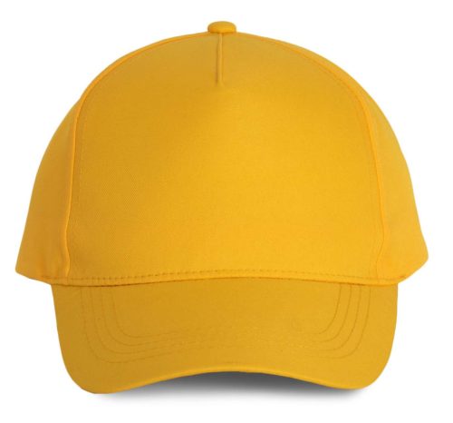KP157 poliészter 5 paneles baseball sapka  K-UP, Yellow-U