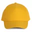 KP157 poliészter 5 paneles baseball sapka  K-UP, Yellow-U