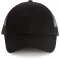 KP158 hálós baseball sapka hat paneles, poliészter K-UP, Black/Black-U