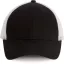 KP158 hálós baseball sapka hat paneles, poliészter K-UP, Black/White-U