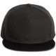 KP159 magas profilú 5 paneles baseball sapka K-UP, Dark Grey/Black-U