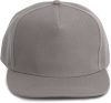 KP159 magas profilú 5 paneles baseball sapka K-UP, Light Grey/Light Grey-U