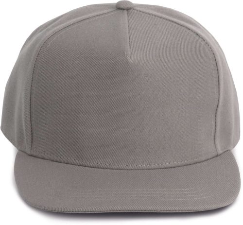 KP159 magas profilú 5 paneles baseball sapka K-UP, Light Grey/Light Grey-U
