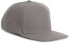 KP159 magas profilú 5 paneles baseball sapka K-UP, Light Grey/Light Grey-U