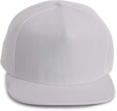 KP159 magas profilú 5 paneles baseball sapka K-UP, White/White-U